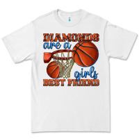 White diamonds are a girls best friend basketball Premium Tee - texasbilliewilder