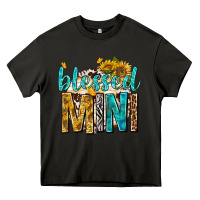 Asphalt blessed mini with sunflowers Heavy Core Tee - texasbilliewilder