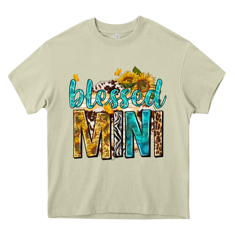 Blessed Mini With Sunflowers Heavy Core Tee by texasbilliewilder | Teevron
