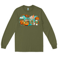 Army Green basketball coffee cups Long Sleeve Tee - Jasminsmagicworld