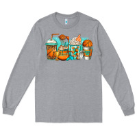 Heather Grey basketball coffee cups Long Sleeve Tee - Jasminsmagicworld