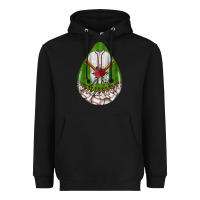 Black baseball and western roses teardrop  2 Heavyweight Hoodie - BundleAndBundleShop