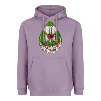 Lavender baseball and western roses teardrop  2 Heavyweight Hoodie - BundleAndBundleShop