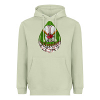 Matcha baseball and western roses teardrop  2 Heavyweight Hoodie - BundleAndBundleShop