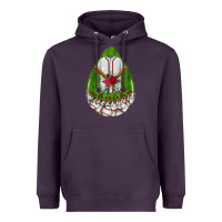 Plum baseball and western roses teardrop  2 Heavyweight Hoodie - BundleAndBundleShop