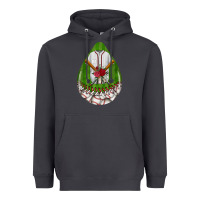 Smoke baseball and western roses teardrop  2 Heavyweight Hoodie - BundleAndBundleShop