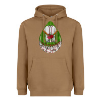 Toasted Coconut baseball and western roses teardrop  2 Heavyweight Hoodie - BundleAndBundleShop