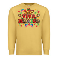 Antique Gold viva mexico Premium Sweatshirt - LillyAllenDesigns
