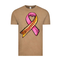 Vintage Coffee breast cancer sport ribbons Vintage Tee - AdoDesignShop