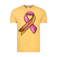 Vintage Mustard breast cancer sport ribbons Vintage Tee - AdoDesignShop