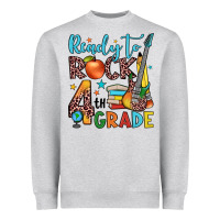 Heather Grey ready to rock 4th grade Heavyweight Sweatshirt - JahusDesignShop