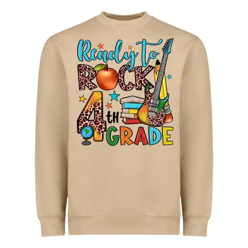 Ready To Rock 4th Grade Heavyweight Sweatshirt by JahusDesignShop | Teevron