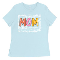 Baby Blue mom Ladies Tee - JahusDesignShop