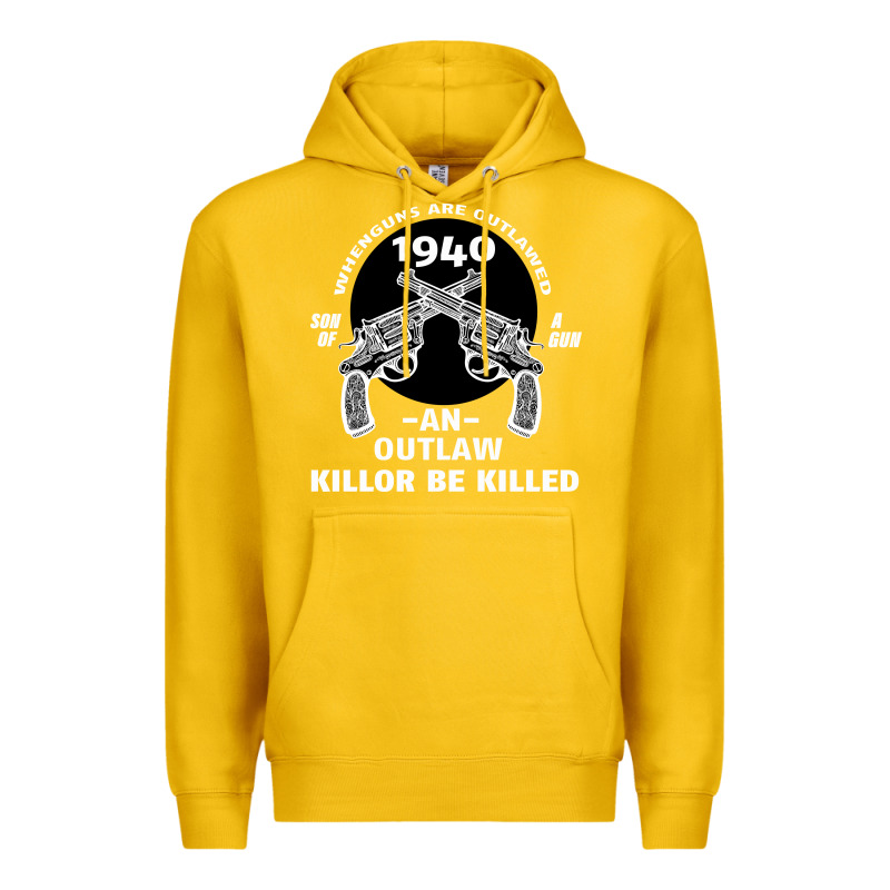 Guns - When Guns Are Outlawed I'll Be Outlaw Premium Hoodie by Bettercallsaul | Teevron