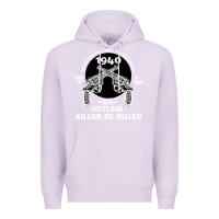 Lilac Guns - When guns are outlawed I'll be outlaw Premium Hoodie - Bettercallsaul