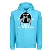 Ocean Blue Guns - When guns are outlawed I'll be outlaw Premium Hoodie - Bettercallsaul