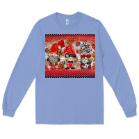 Colony Blue ladybug gnomies Long Sleeve Tee - BarkalooDesign