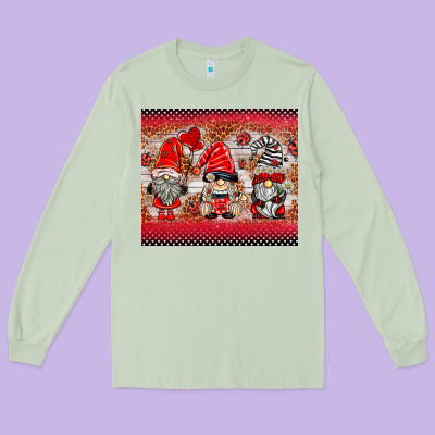Ladybug Gnomies Long Sleeve Tee Designed By Barkaloodesign