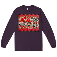 Plum ladybug gnomies Long Sleeve Tee - BarkalooDesign