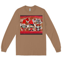 Toasted Coconut ladybug gnomies Long Sleeve Tee - BarkalooDesign