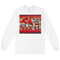 White ladybug gnomies Long Sleeve Tee - BarkalooDesign