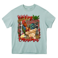 Arona Merry Cluckin' Christmas Heavy Core Tee - RanaPortraitStore