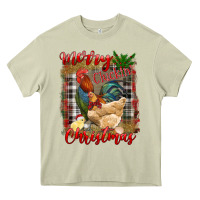 Mossy Merry Cluckin' Christmas Heavy Core Tee - RanaPortraitStore