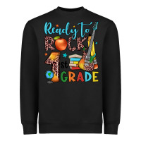 Black ready to rock 1st grade Heavyweight Sweatshirt - JahusDesignShop