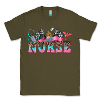 Army Green nurse with race and  equipment Classic Tee - AdoDesignShop