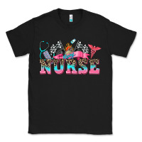 Black nurse with race and  equipment Classic Tee - AdoDesignShop