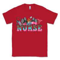 Red nurse with race and  equipment Classic Tee - AdoDesignShop