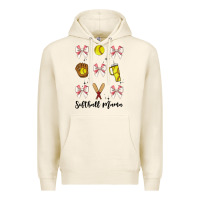 Tofu softball coquette bow Premium Hoodie - JahusDesignShop