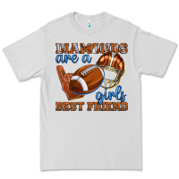 Dove Grey diamonds are a girls best friend football Premium Tee - texasbilliewilder