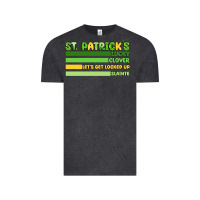 Vintage Black st. patricks lucky clover  artiststas Vintage Tee - Artiststas