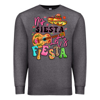 Charcoal Heather no siesta let's fiesta Premium Sweatshirt - LillyAllenDesigns