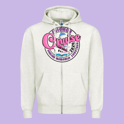 Friends 2024 Cruise Zipper Hoodie Designed By Maliassmallbusiness