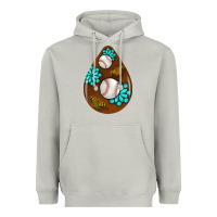 Moon Dust baseball and western roses teardrop  1 Heavyweight Hoodie - BundleAndBundleShop