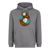 Storm baseball and western roses teardrop  1 Heavyweight Hoodie - BundleAndBundleShop