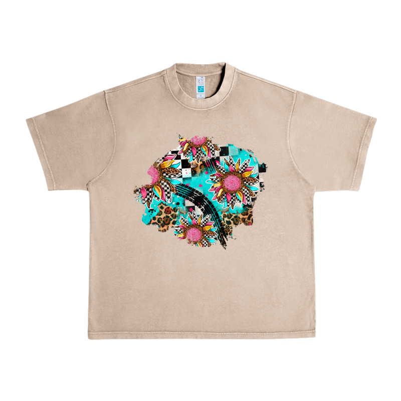 Race Sunflower Patches Urban Heavy Tee by AdoDesignShop | Teevron