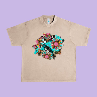 Race Sunflower Patches Urban Heavy Tee Designed By Adodesignshop