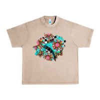 French Oak race sunflower patches Urban Heavy Tee - AdoDesignShop