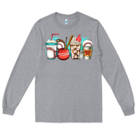 Heather Grey baseball coffee cups Long Sleeve Tee - Jasminsmagicworld