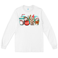 White baseball coffee cups Long Sleeve Tee - Jasminsmagicworld
