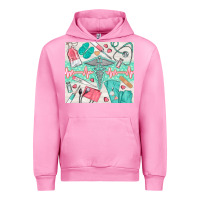 Fuchsia Pink nurse medical equipment Urban Hoodie - TumblerDesignByShophia