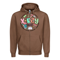 Chestnut x ray tech Zipper Hoodie - MaliasSmallBusiness