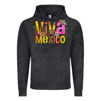 Vintage Black viva mexico long live mexico Vintage Hoodie - FaDigitalArtStudio
