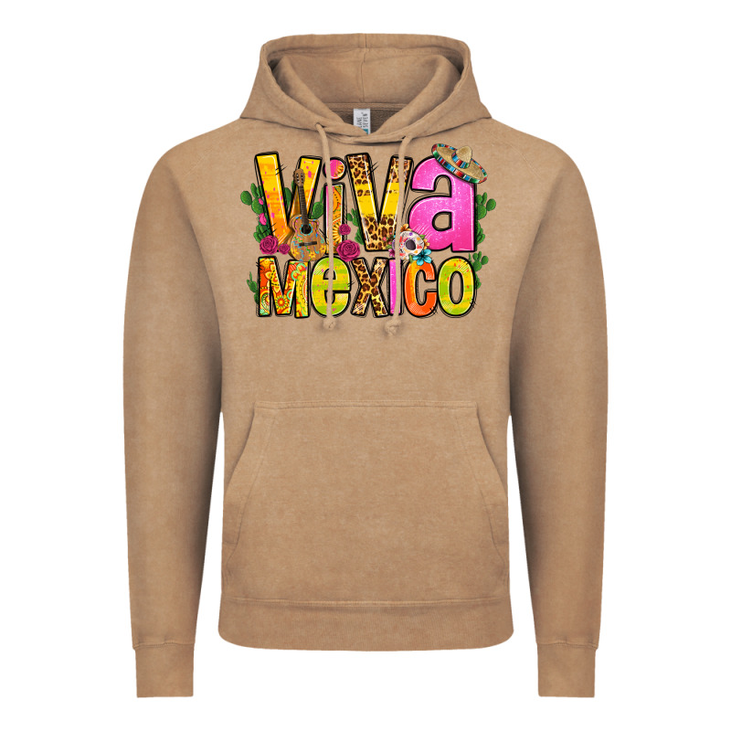 Viva Mexico Long Live Mexico Vintage Hoodie by FaDigitalArtStudio | Teevron