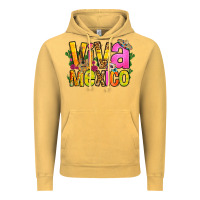 Vintage Mustard viva mexico long live mexico Vintage Hoodie - FaDigitalArtStudio