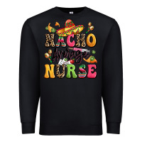Black nacho average nurse Premium Sweatshirt - LillyAllenDesigns