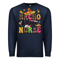 Navy nacho average nurse Premium Sweatshirt - LillyAllenDesigns